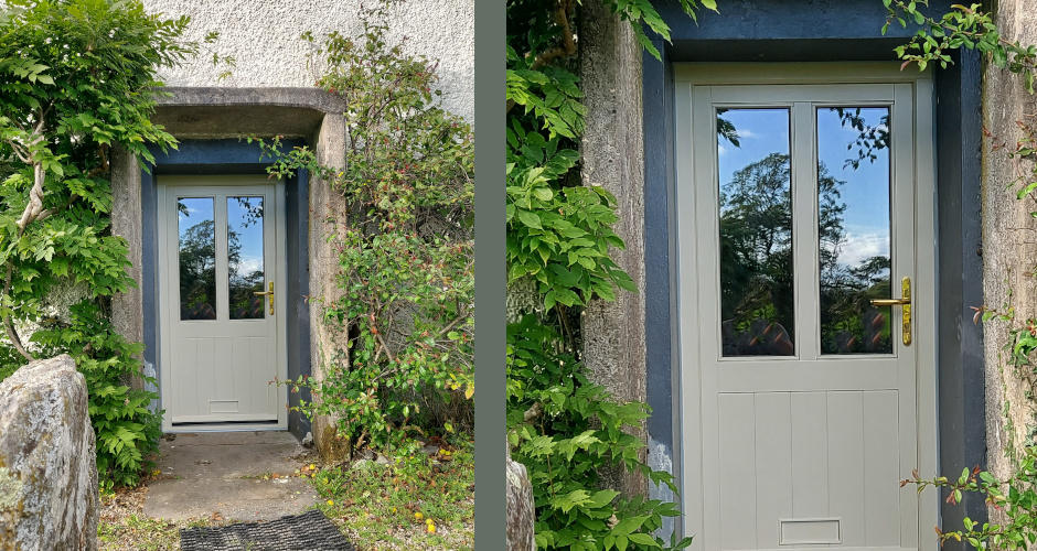 Traditional style cottage door in durable accoya